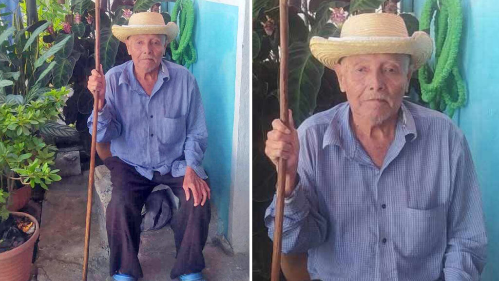 Piden ayuda para localizar a don Chindo, no saben nada de él desde hace 15 días