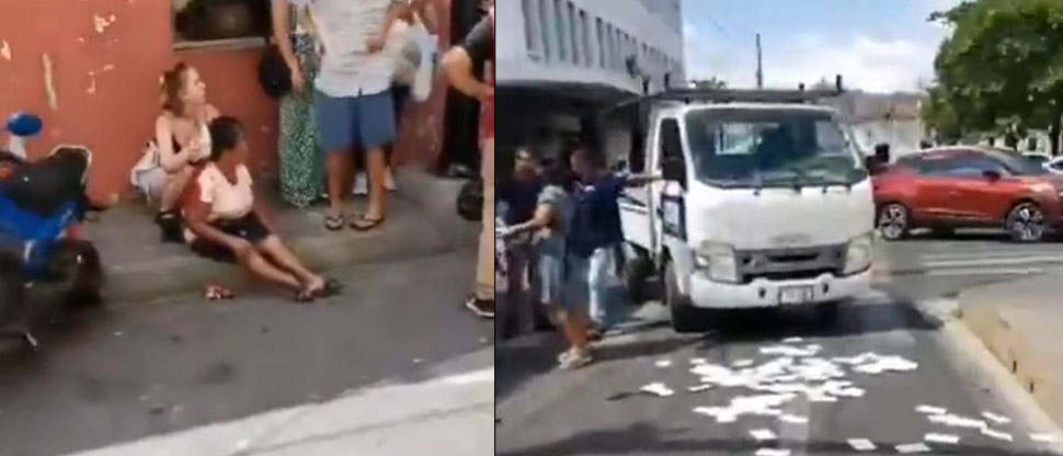 Adulta mayor resulta con lesiones tras ser atropellada por motorista imprudente en Santa Ana