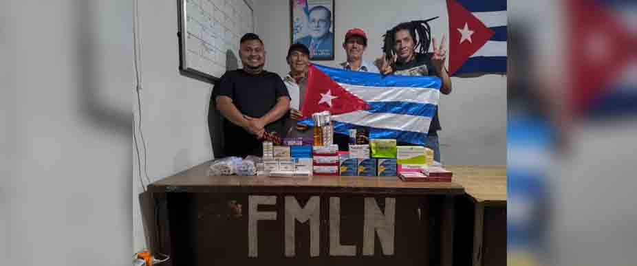 Simpatizantes del FMLN inician la «Misión Milagro» para ayudar a Cuba
