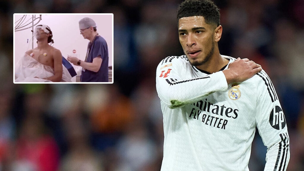 Revelan impactante video de la operación de hombro de Jude Bellingham