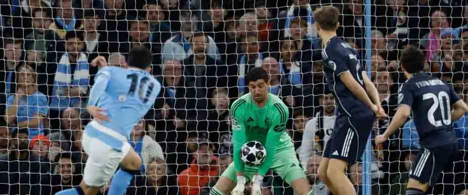 Courtois estará 6 semanas de baja