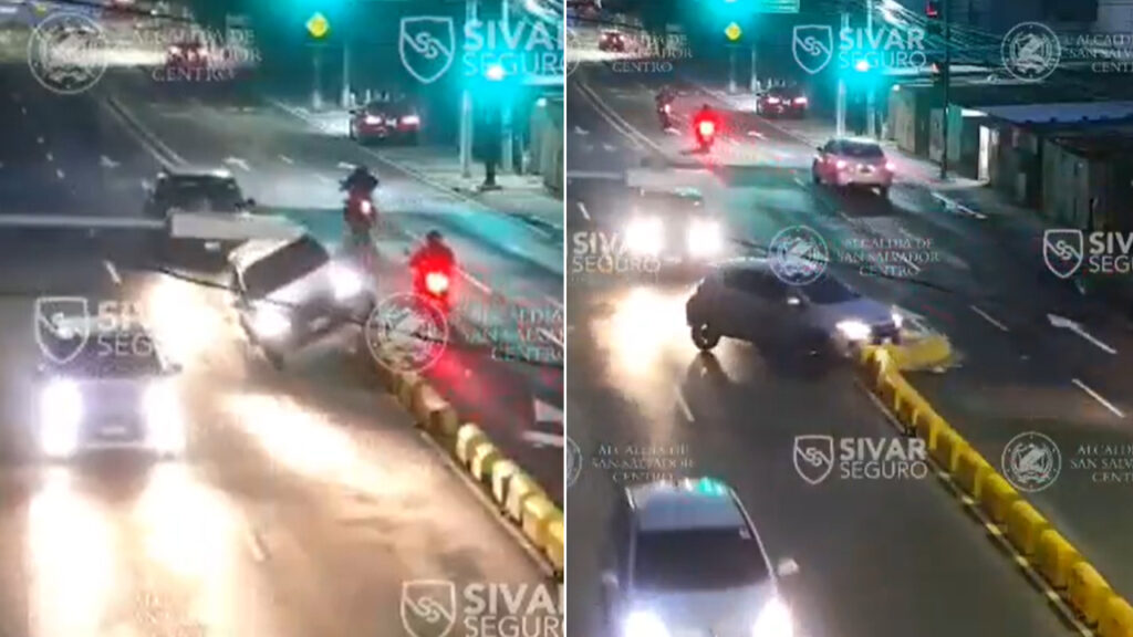 Se distrae y termina empotrado en unos separadores en avenida Las Amapolas