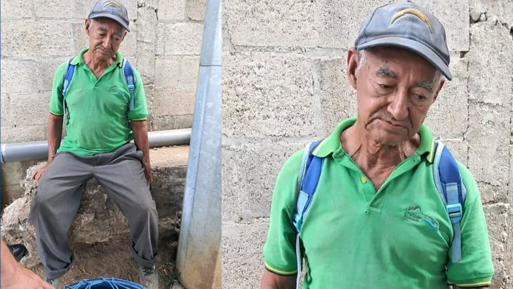 Buscan a los familiares de adulto mayor que apareció desorientado en El Congo, Santa Ana