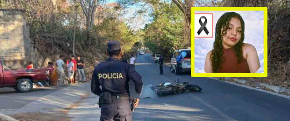 Ella era Dayana Segovia, de 17 años, quien falleció en un accidente en San Miguel