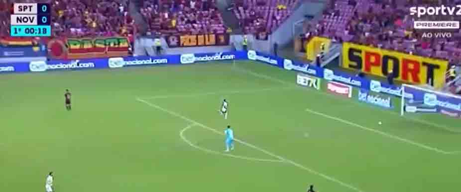 Equipo brasileño marca gol a los 19 segundos sin tocar el balón