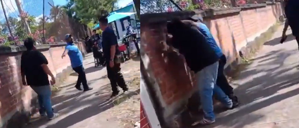 Sujetos se van a los golpes y población pide los tres Doritos después