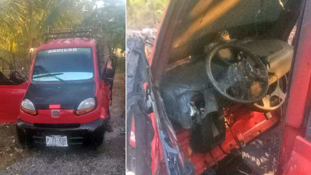 Emprendedor de transporte denuncia a desalmados que, por envidia, incendiaron su Qute