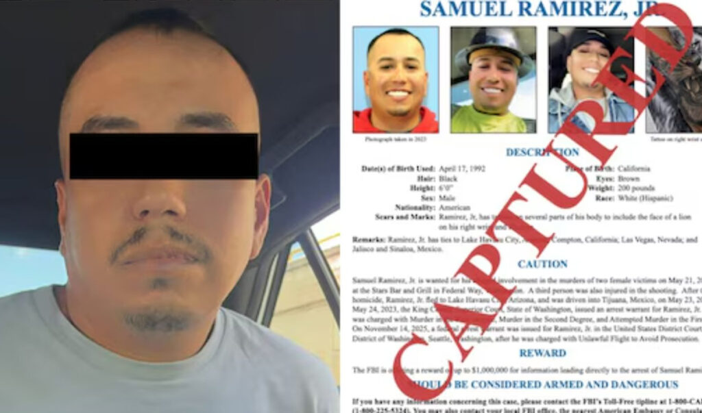 México: capturan a Samuel Ramírez Jr. uno de los 10 fugitivos mas buscados por el FBI