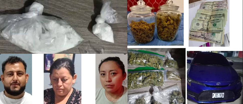 PNC desarticuló una estructura dedicada al tráfico de drogas en San Miguel