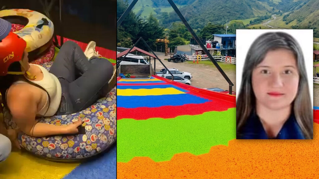 Joven mujer pierde la vida tras caer de tobogán extremo en Colombia