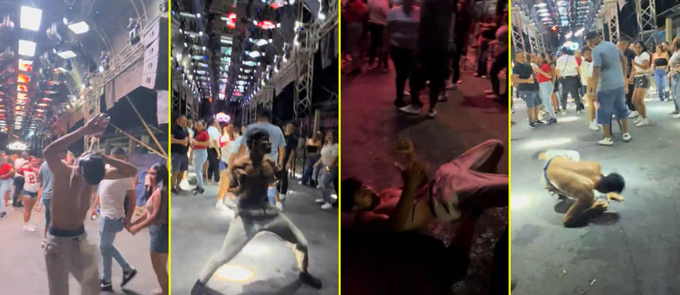 Viralizan video de joven que perdió la cordura tras excesivo consumo de alcohol en baile de Chalatenango