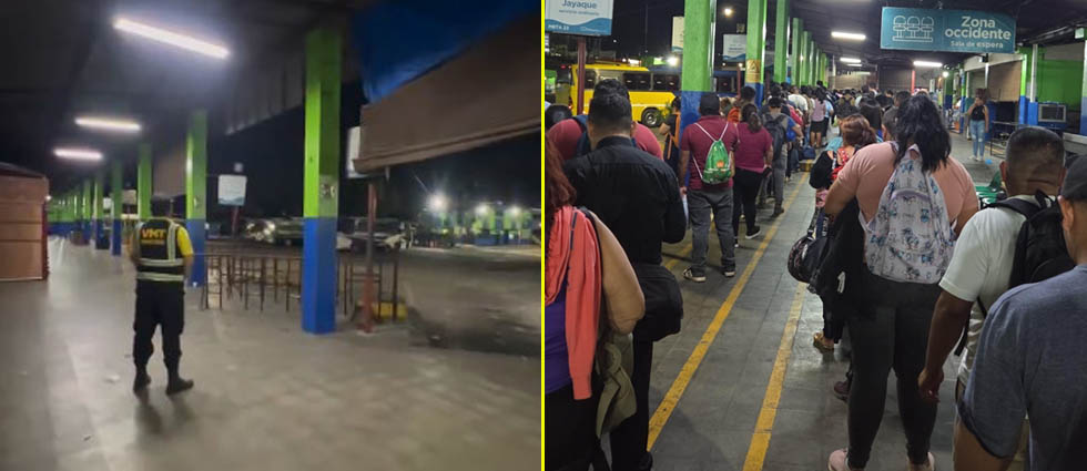 Tras denuncias en redes, VMT garantiza que usuarios aborden unidad en la Terminal de Buses de Occidente