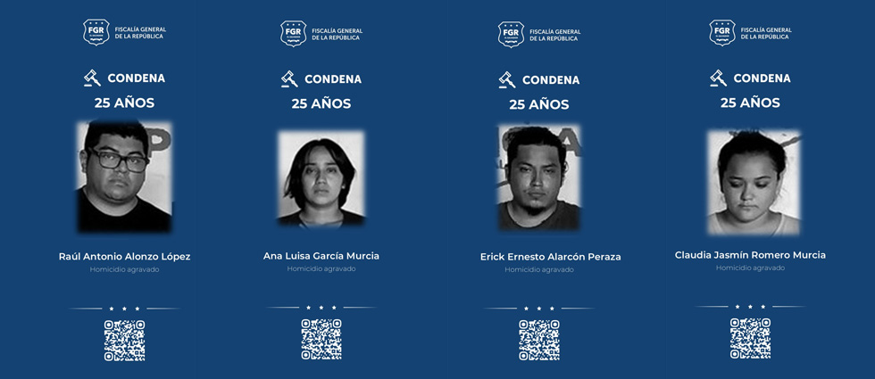 Fuerte condena para dos mujeres y dos sujetos que acabaron con la vida de un hombre con el que departían en Santa Ana