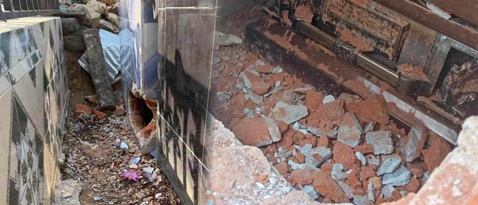 Denuncian a sujetos que profanaron tumba para hurtar objetos de valor en Chalatenango