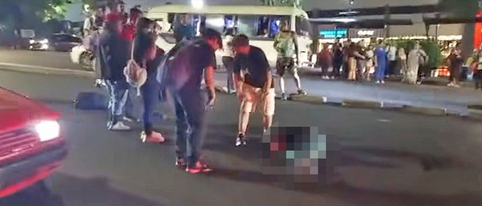 Hombre es atropellado al intentar cruzar la calle en Santa Ana