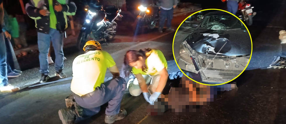 Hombre acaba en el hospital tras ser arrollado sobre la Troncal del Norte