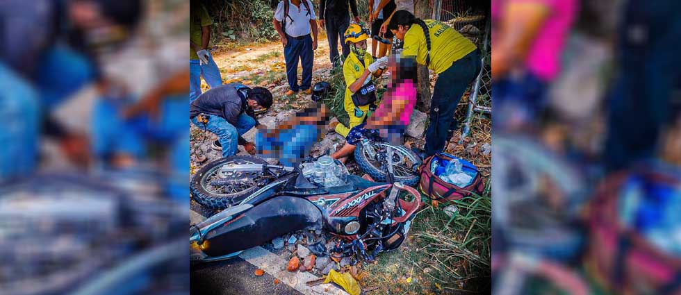 Fuerte siniestro vial deja dos lesionados en Ilopango