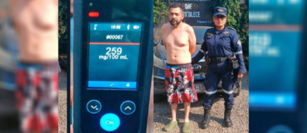 Capturan a conductor ebrio que arrolló a una mujer y luego se dio a la fuga en Santa Ana