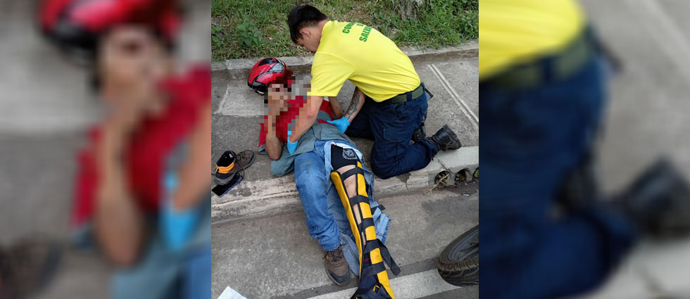 Sonsonate: conductor sufre fuertes lesiones tras intentar rebasar