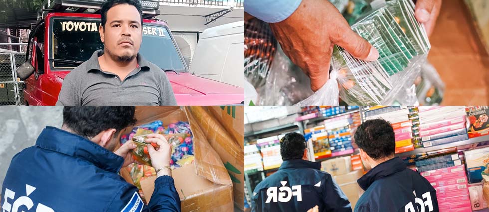 FGR y PNC capturan a sujeto y decomisan medicina con viñetas falsas que eran distribuidas en tiendas y farmacias