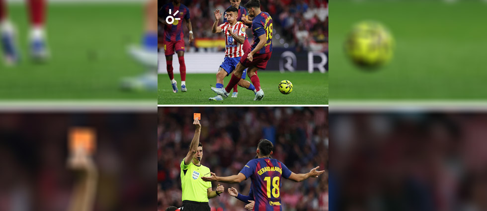 ¡Con muuuuucha polémica, el Barca sentencia LaLiga! El VAR llamó al árbitro para anular la expulsión de Martín