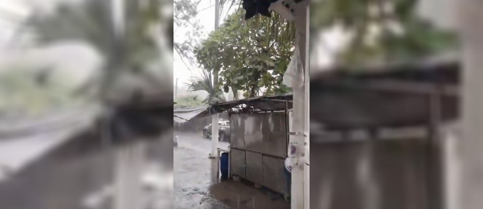 Reportan lluvia de fuerte intensidad en Usulután