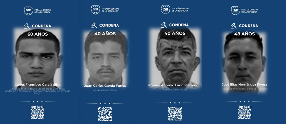 FGR logra que 26 terroristas de la MS que operaban en San Miguel reciban condenas que van de los 25 a los 60 años de cárcel