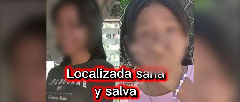 Localizan sana y salva a menor que no avisó a sus padres dónde se encontraba