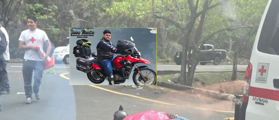 Él era el joven motociclista que falleció al accidentarse en carretera Panamericana