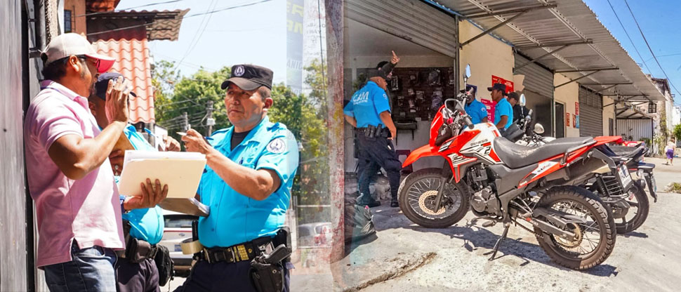 Realizan operativo de verificación de legalidad talleres en Mejicanos