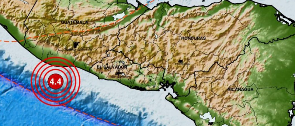 Fuerte sismo frente a costas de Guatemala también fue sentido en El Salvador