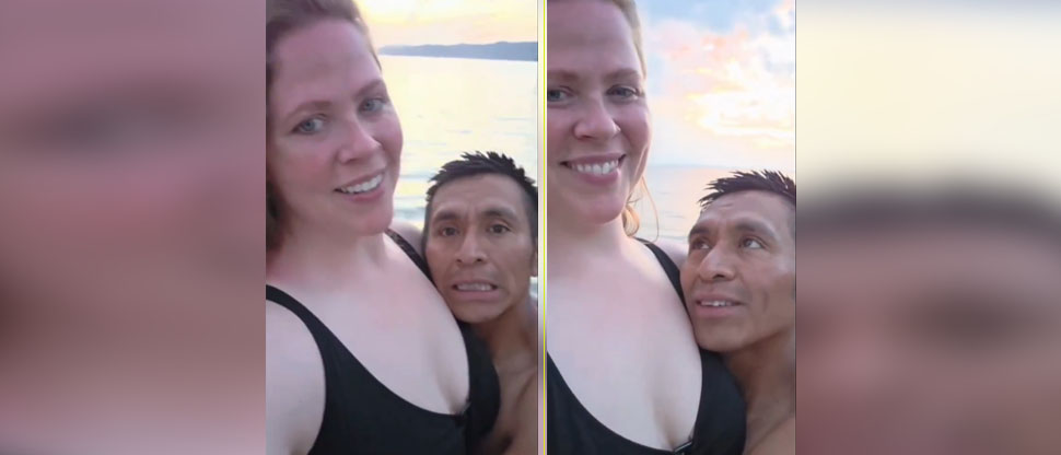 “Mi chiquito lindo”: “gringa” enamorada presume a su novio latino