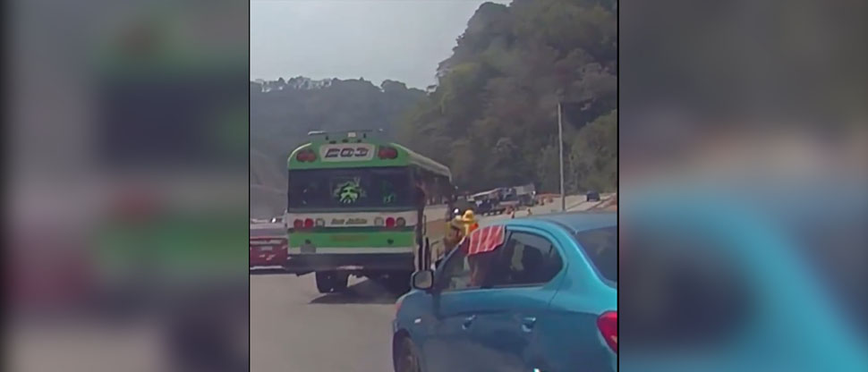 Sancionan a busero de la ruta 203 por circular en zona prohibida
