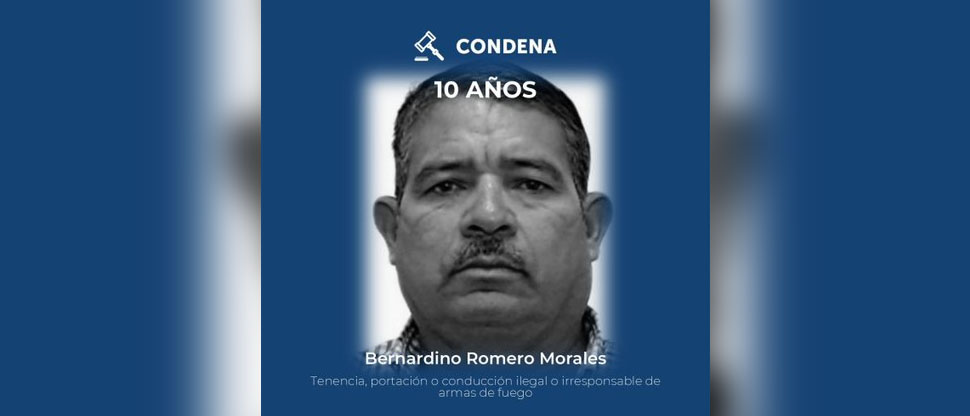 Sujeto pasará 10 años preso por portar un arma de fuego en estado de ebriedad