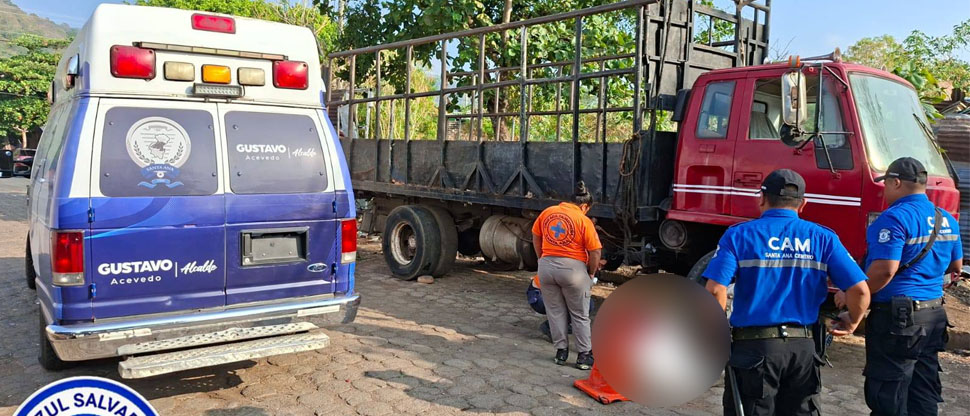 Hombre pierde la vida en Santa Ana