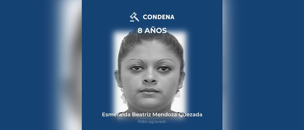Condenan a 8 años de cárcel a mujer tras perpetrar espectacular robo en oficina de Jiquilisco 