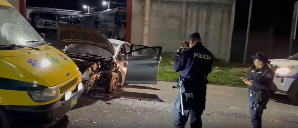 Publican nuevas imágenes de grave choque en Zacatecoluca que dejó 5 lesionados