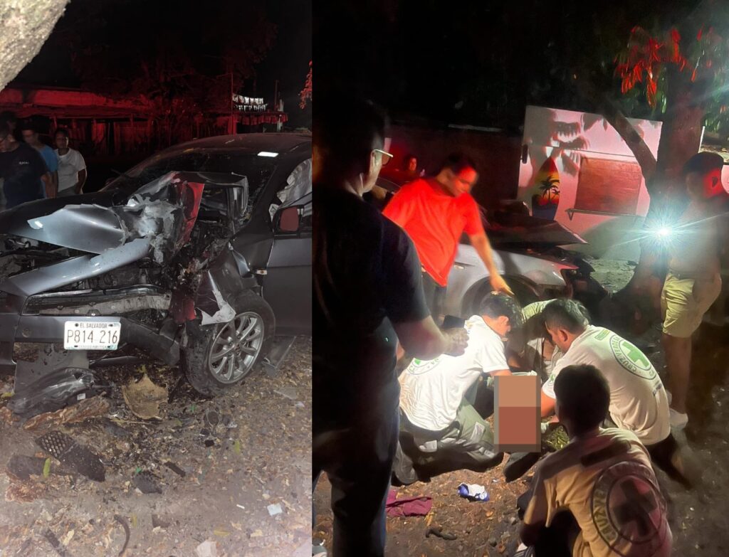 Una persona lesionada en fuerte accidente en La Libertad Costa