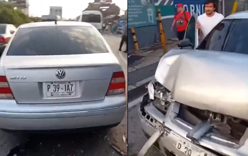 Conductor provoca accidente y se da a la fuga en Antiguo Cuscatlán