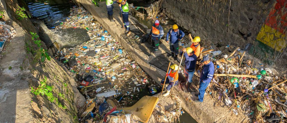 Realizan limpieza de desechos sólidos en varias comunidades de San Salvador