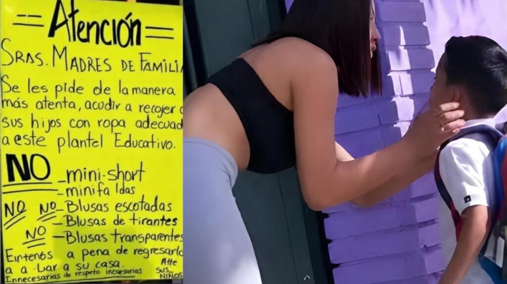 HONDURAS: escuela denuncia a mamá por llegar provocativa a recoger a su hijo