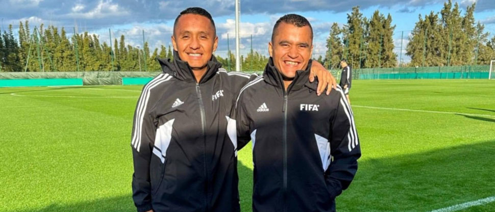 FIFA confirma que estarán en el mundial los árbitros Iván Barton y David Morán