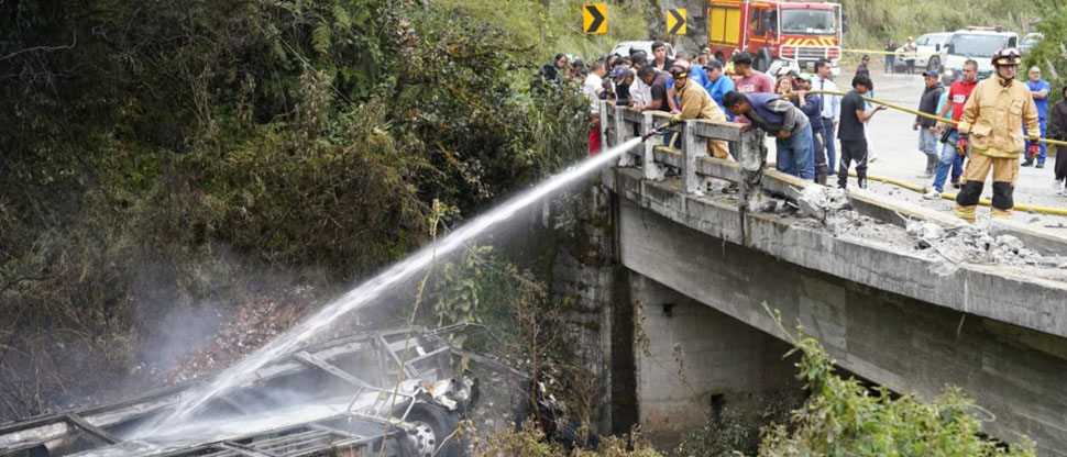 Guatemala: accidente de autobús dejó 14 personas fallecidas