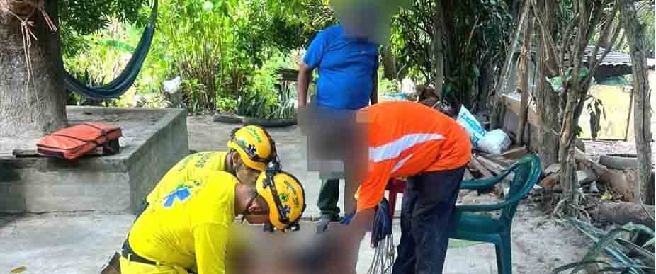 Auxilian a hombre que cayó de un árbol de 10 metros de altura en Quezaltepeque