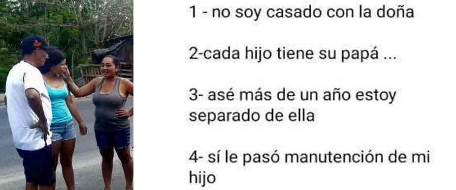 Hombre que fue descubierto con su amante en redes sociales  se «defiende» de ser infiel