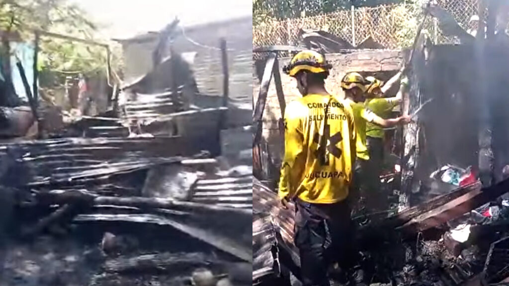 Una persona con problemas respiratorios deja incendio en Usulután