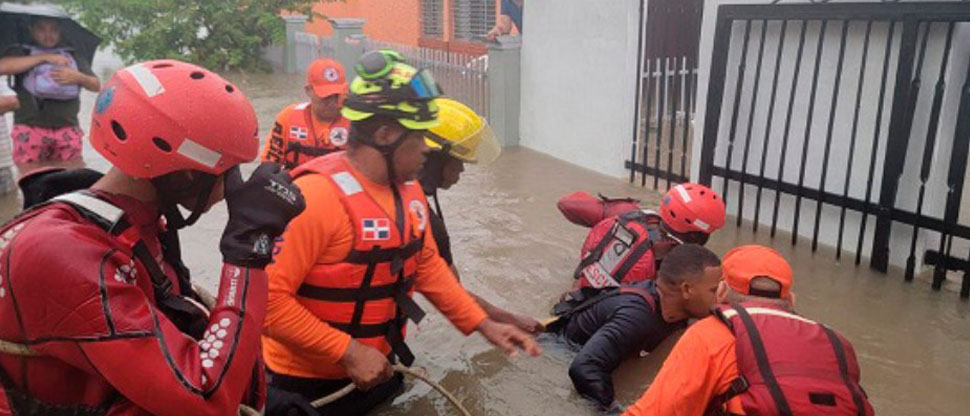 República Dominicana: inundaciones dejan cortes de energía eléctrica