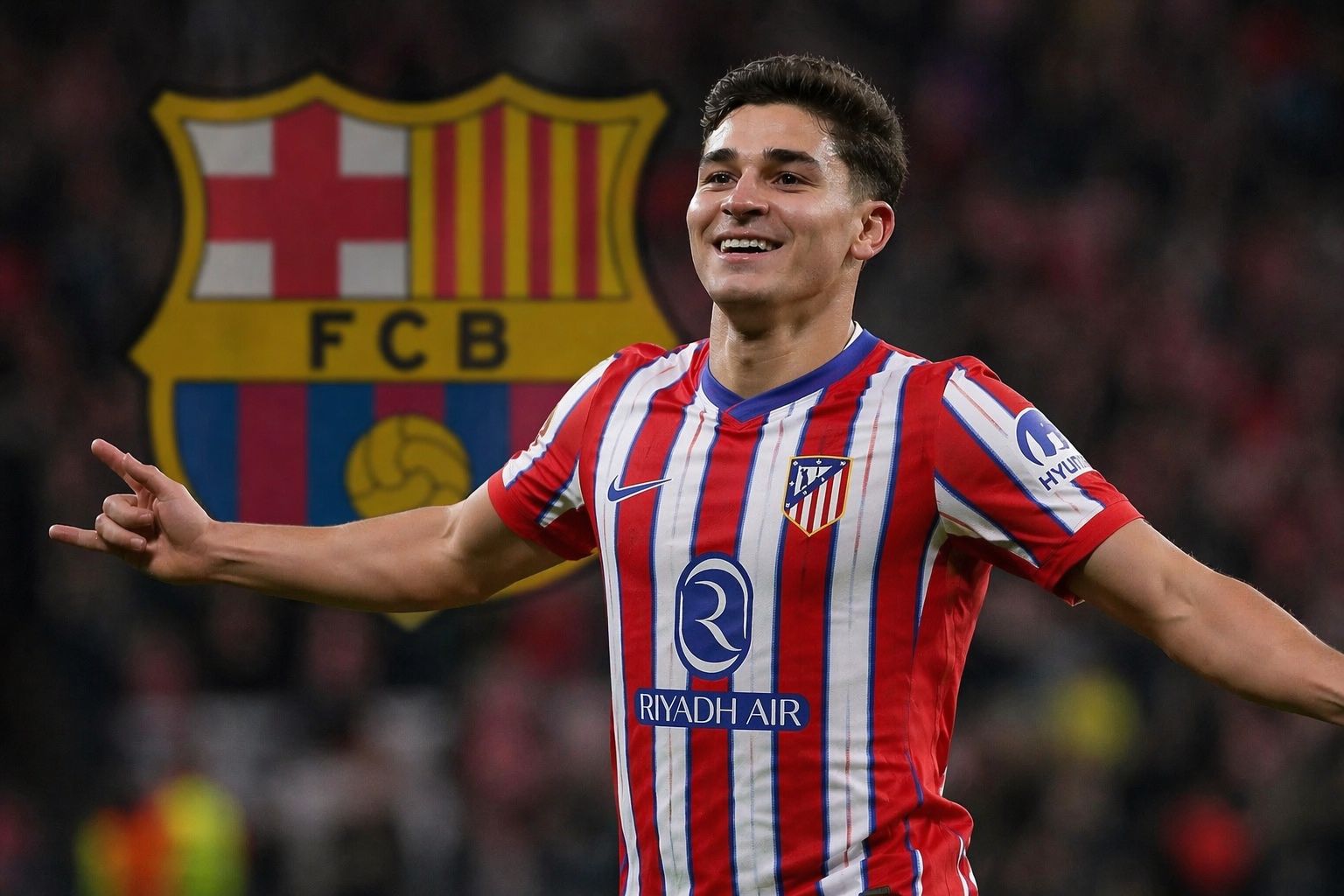 ¿Otro ridículo en fichajes para el Barcelona? «El PSG y el Atleti ya negocian el fichaje de Julián Álvarez»
