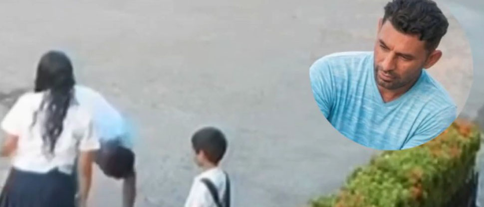 Honduras: captan a sujeto asaltando a dos niños quienes se dirigían a la escuela