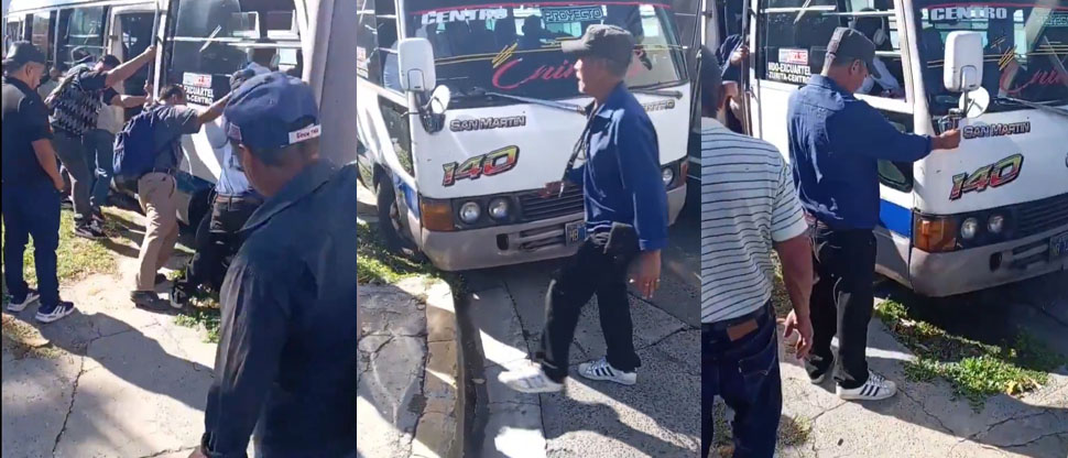 Imprudencia y exceso de velocidad provocan accidente entre unidades del transporte público
